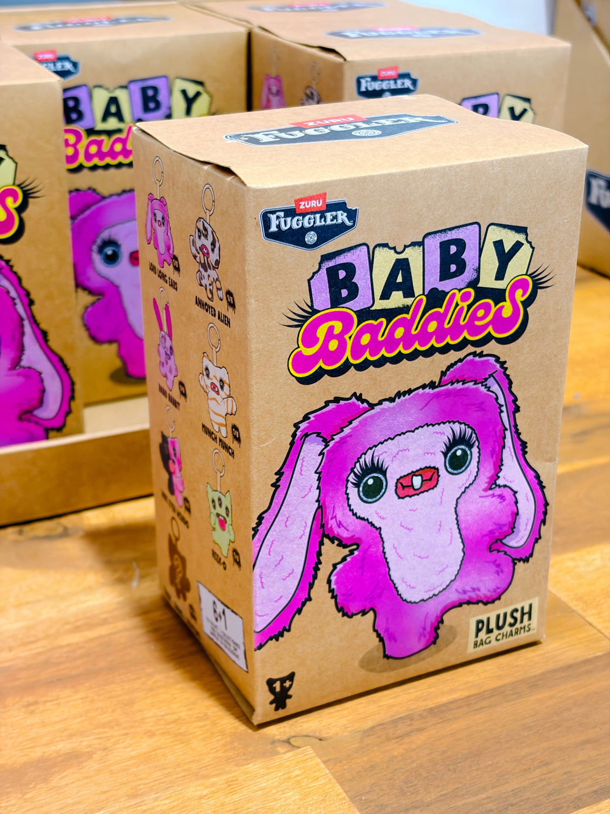 Fuggler Baby Baddies - Plush Bag Charms - Mystery Box