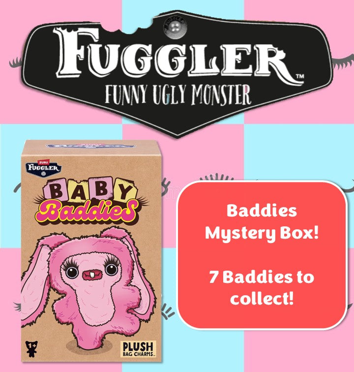 Fuggler Baby Baddies - Plush Bag Charms - Mystery Box