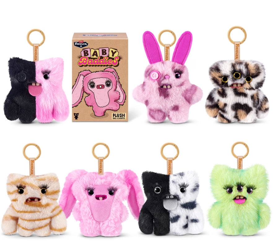 Fuggler Baby Baddies - Plush Bag Charms - Mystery Box