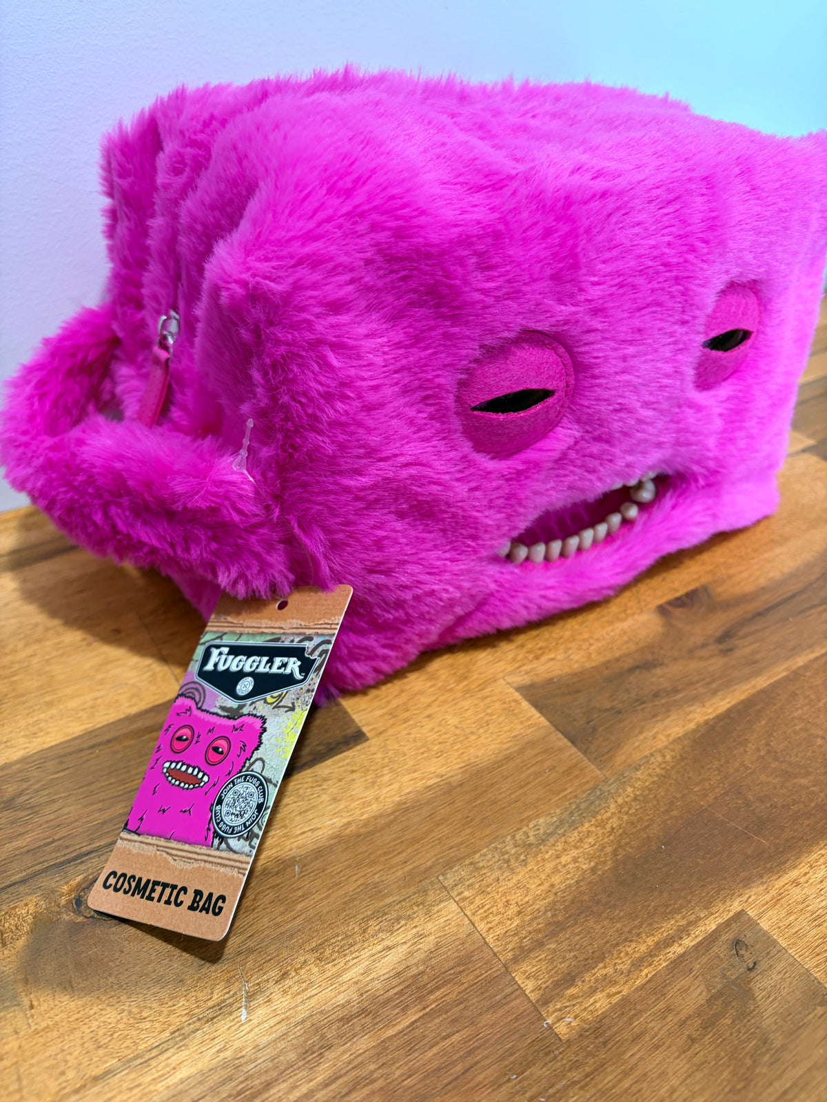 Pink Mr Buttons Fuggler Cosmetic Bag