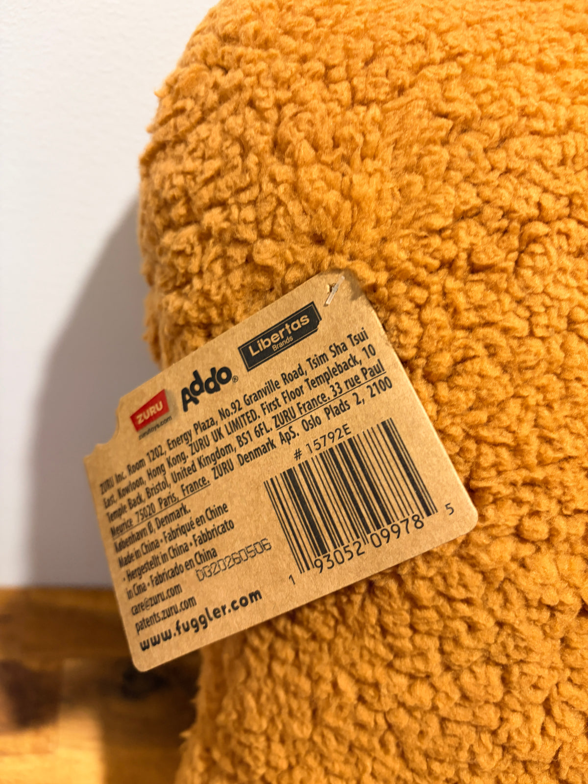 Fuggler BIGG NUGGETS - 18 inch plush - Ronald