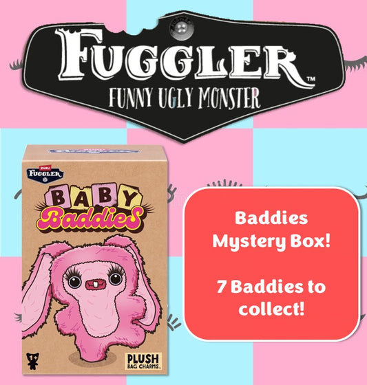 Fuggler Baby Baddies - Plush Bag Charms - Mystery Box